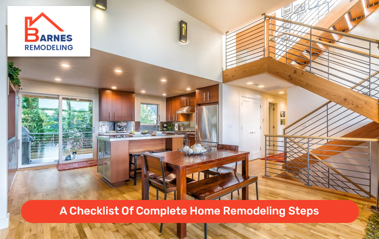 Contemporary kitchen interior highlighting effective home remodeling steps with modern appliances and sleek cabinetry.