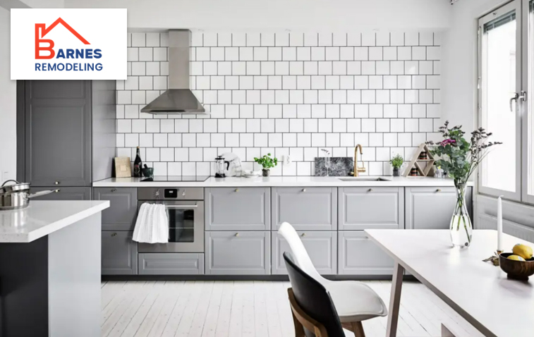 White and Grey Kitchen