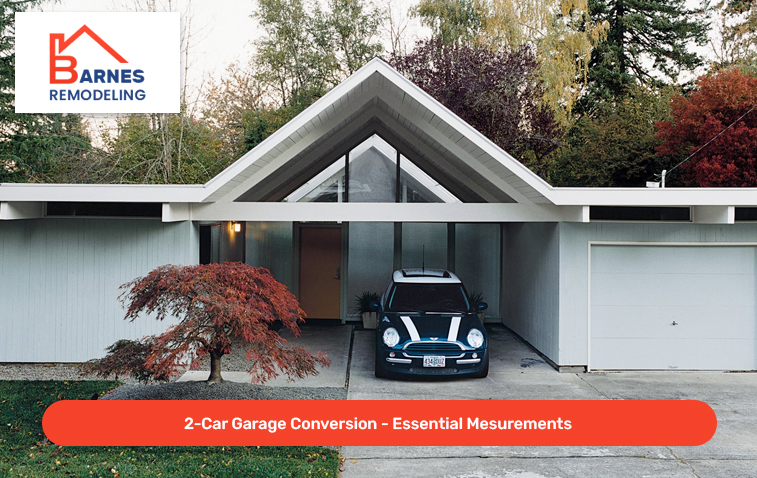 Spacious 2-car garage with ample parking space